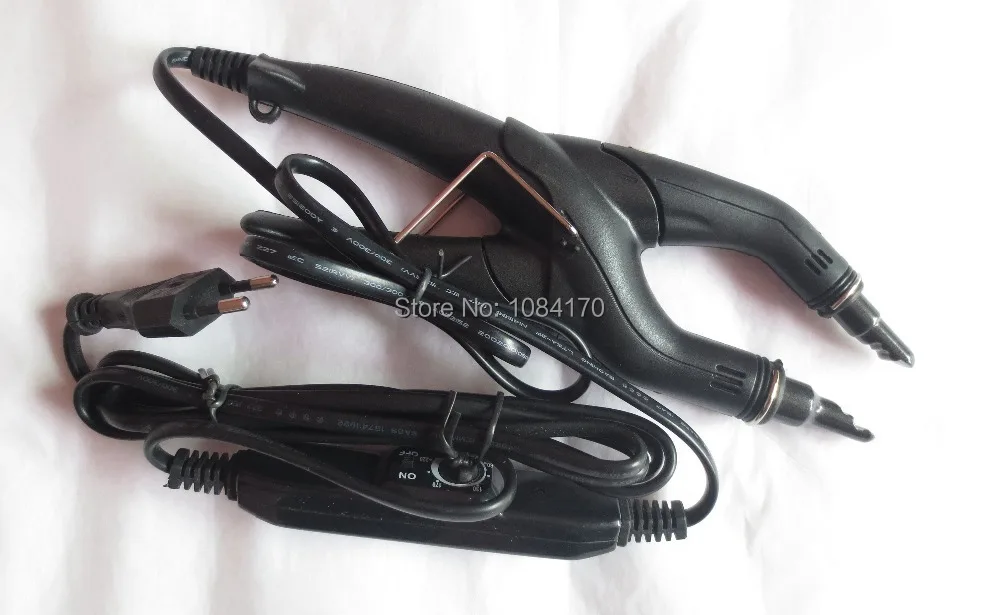 Black JR-668 Loof Hair Connector with Controllable Temperature Heat Hair Connector
