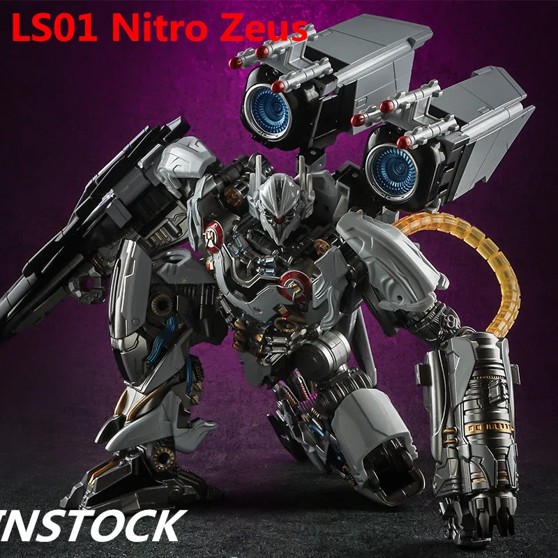 

HEIMANBA BMB Transformation Nitro Zeus LS01 LS01S Seibertron Ghost Movie Film Oversize Alloy Figure Robot Collection Toys
