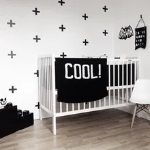 Крестообразная Настенная Наклейка для детской комнаты, Наклейки для декора комнаты для мальчика, спальни, наклейка на стену, Детская Наклейка на стену, домашний декор