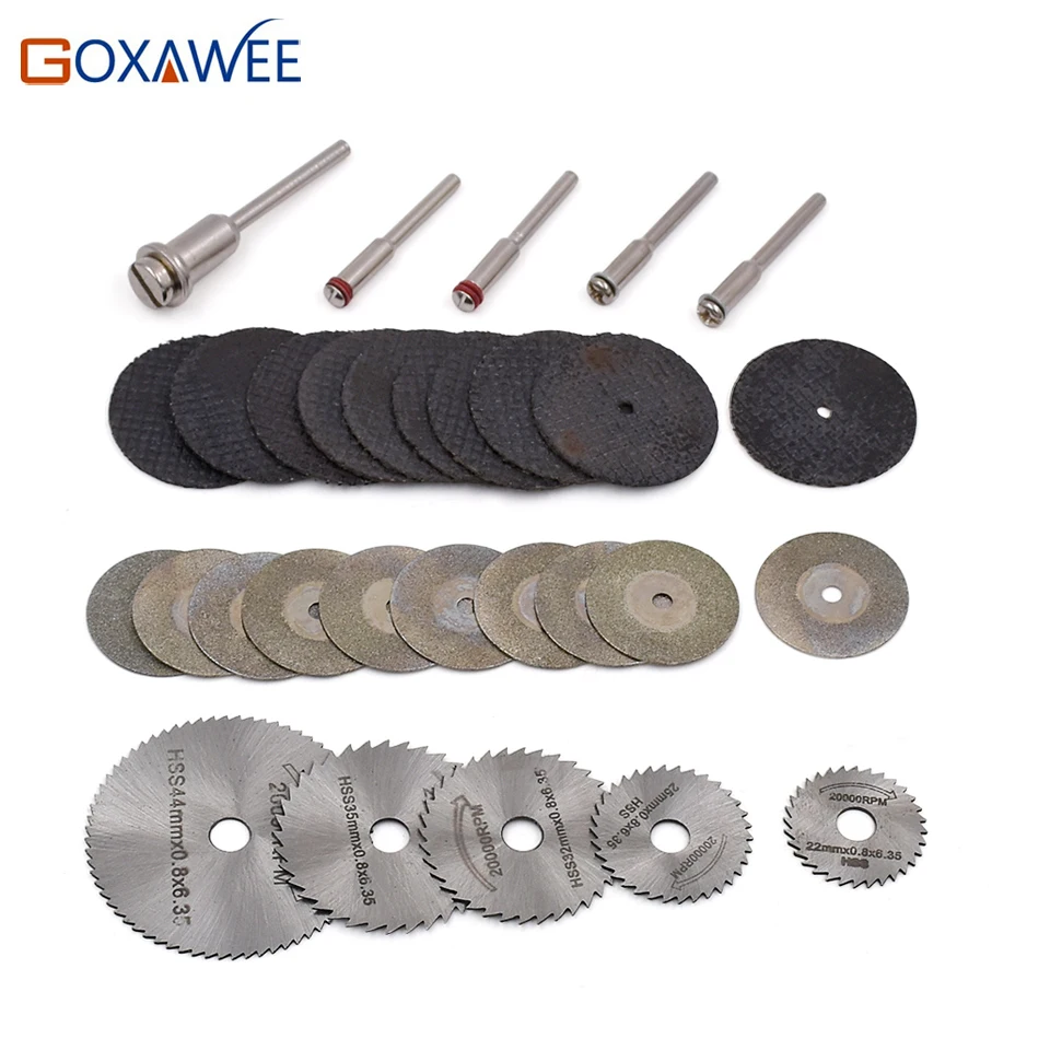 30pcs Dremel accessories HSS Circular Saw Blades Wood Metal Stone