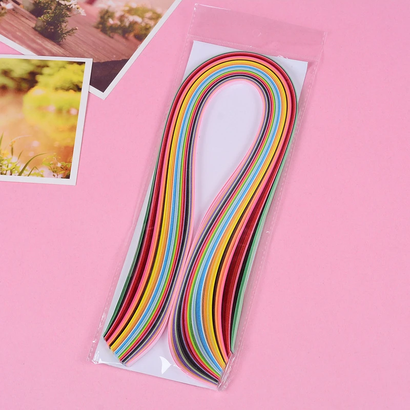 1pc 240 Stripes Quilling Paper 5mm Width Mixed Color For Diy Craft Craft Paper Aliexpress