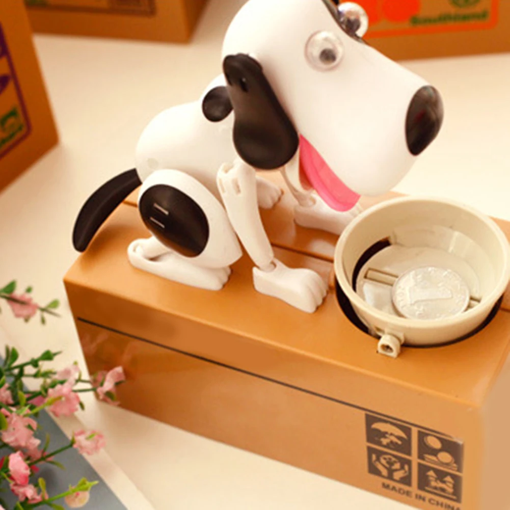 

Automated Funny Cats Dog Steal Coin Bank Piggy Bank Money Saving Box Digital Gifts Coin Jar Piggy Banks UEJ