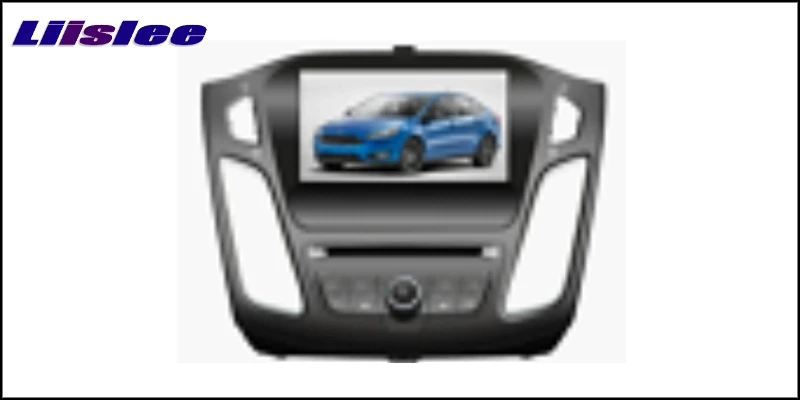 Для Ford для Focus~ LiisLee Автомобильный мультимедийный телевизор DVD gps аудио Hi-Fi радио стиль Навигация