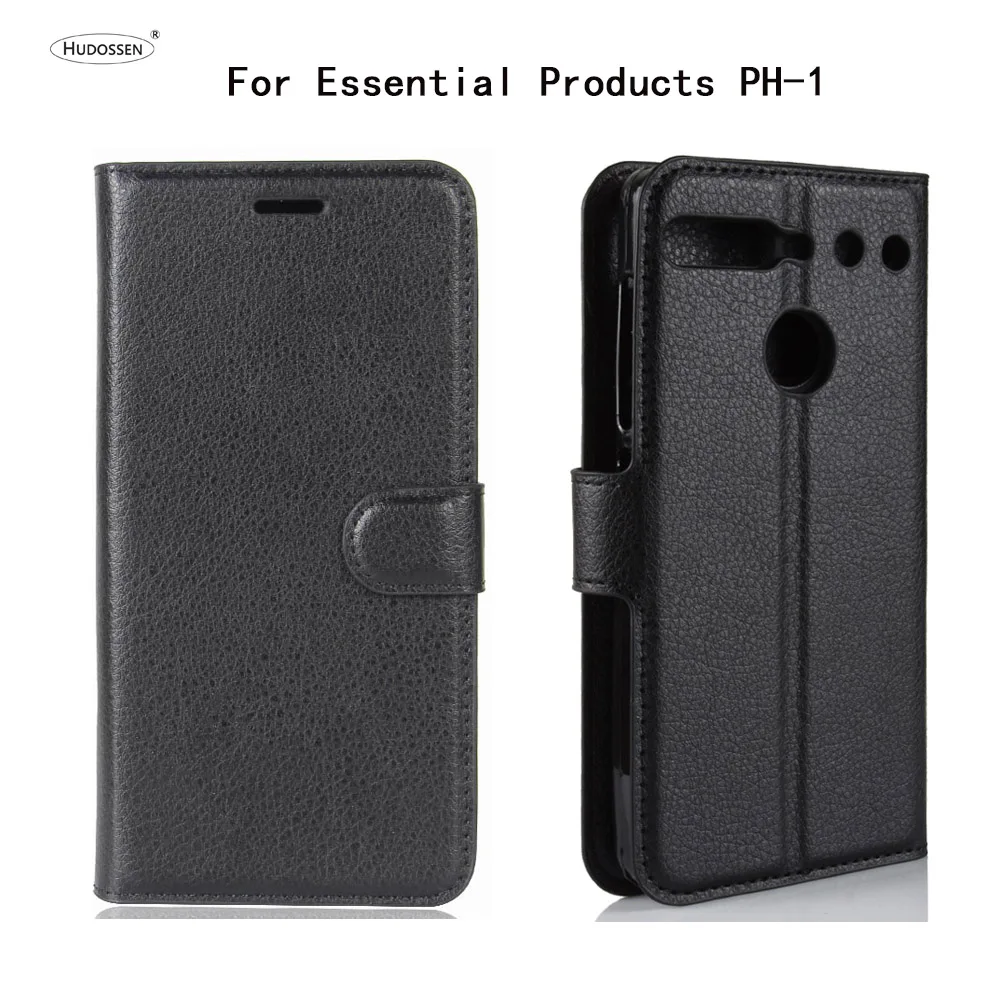 

HUDOSSEN For Essential Phone A11 Luxury PU Flip Leather Case Wallet Stand Cover For Essential Products PH-1 Phone Bag Housing