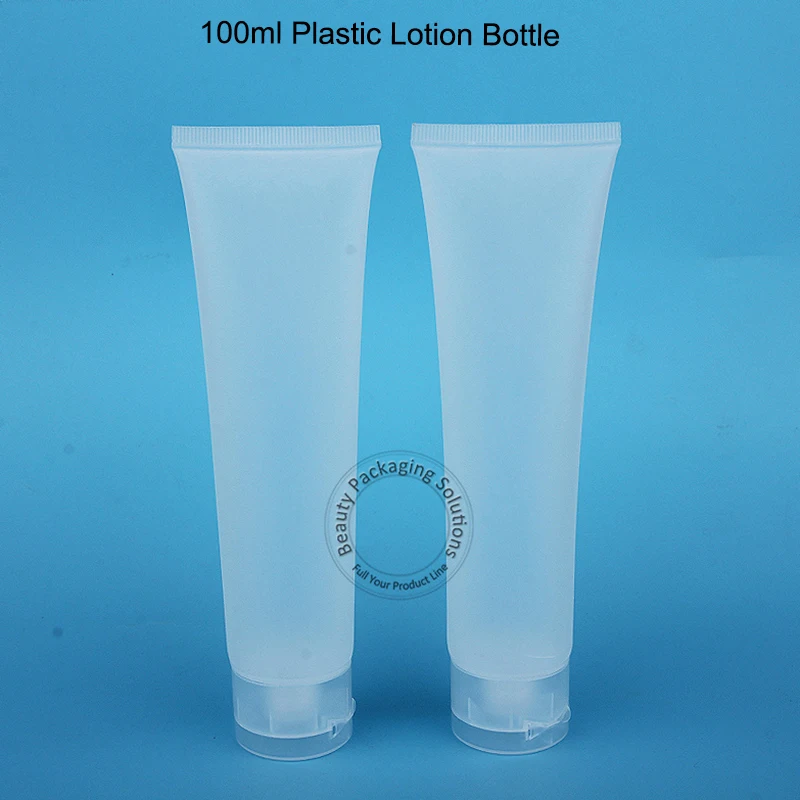 10pcs/Lot Wholesale High Quality 100ml Plastic Lotion Bottle Women