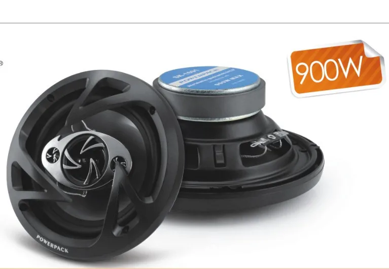hot sale 900watts 6 inch Car stereo audio speaker + cable free