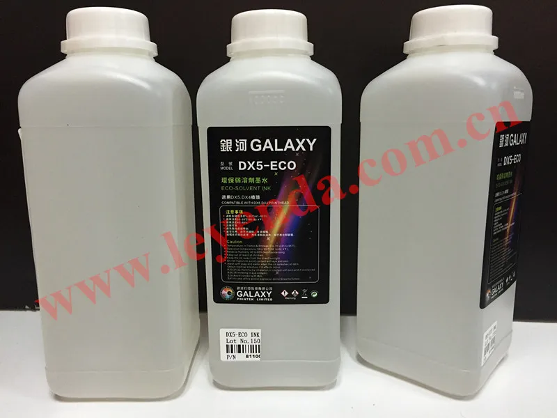 

Galaxy 1000ml/Bottle Dx5 ink for MIMAKI JV3//jv33/JV5, ROLAND SC-540/740 etc. All printers equipped with print heads.