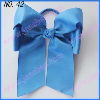 

free shipping fashion 500pcs fashion 5-6'' cheerleading hair bows cheerleader hair bows pretty girl hair clips