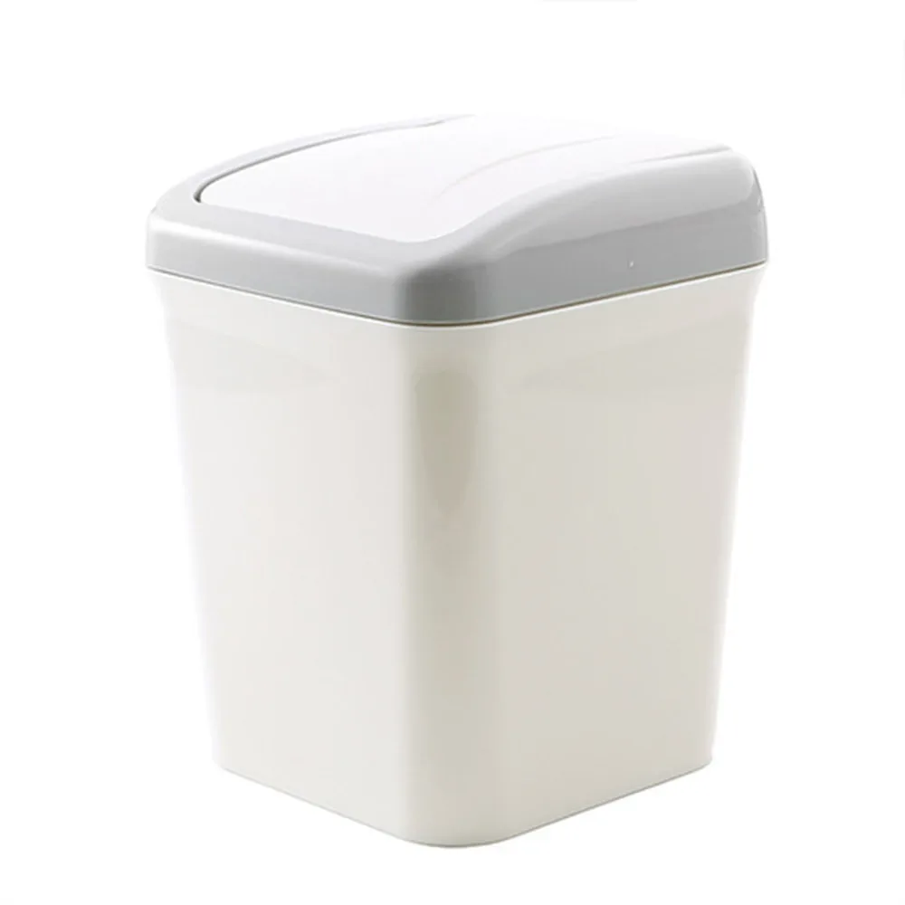 Настольный Кофе Бумажные Салфетки рулон встряхивание крышка Ведерко для мусора ящик для хранения мини креативная Обложка кухня гостиная мусор# LC - Цвет: Белый
