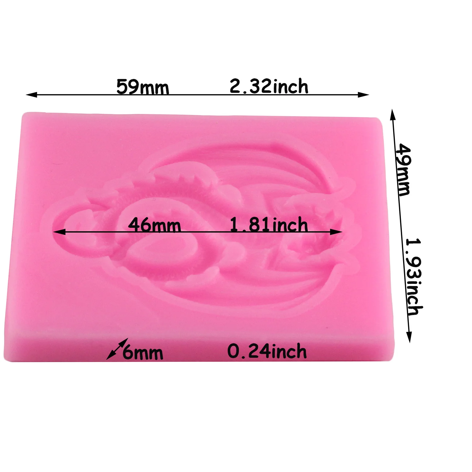 MINFEIDMS Delfin Silikonformen - Praktische Förmchen Für Fondant & Schokolade