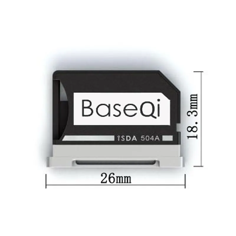 BaseQi NinjaDrive Micro SD Card Reader 504A For MacBook Pro Retina 15 inch Mid  2014 2015 Late 2013 Metal Nifty MiniDrive Reader (2)