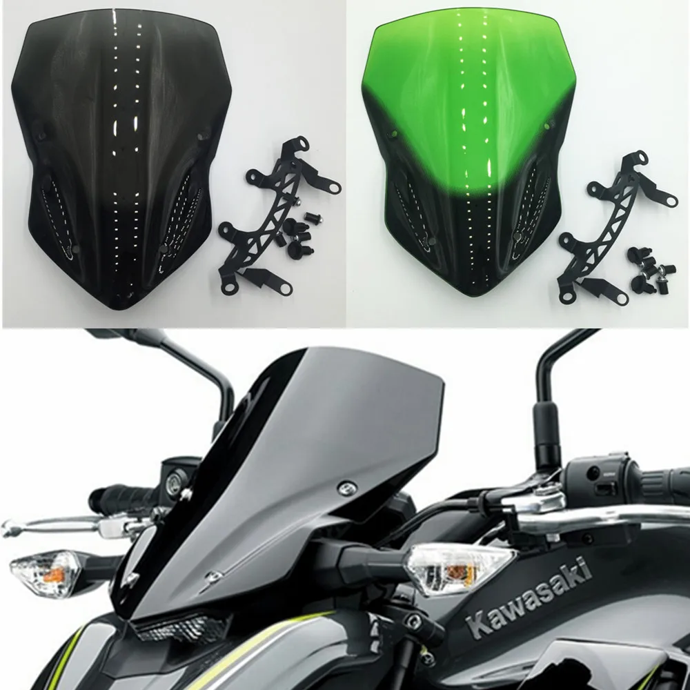 Экран для ветрового стекла мотоцикла с двойными пузырьками 2017 2018 2019 Kawasaki Z900 Z 900