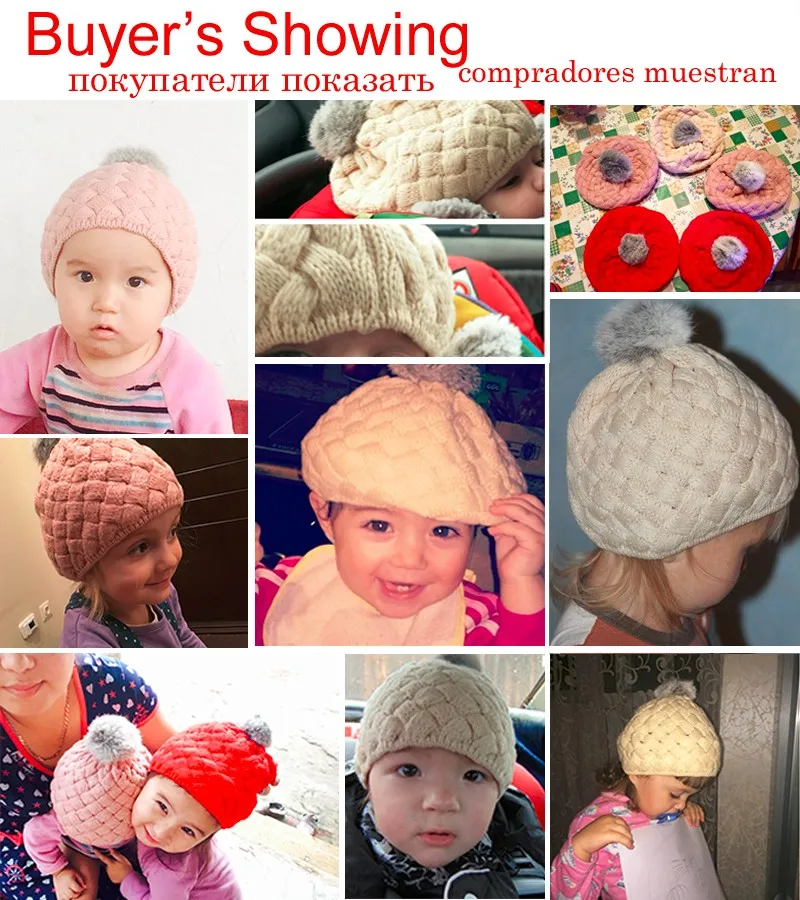 Детские шляпы, Детские фото реквизит beanie, искусственный кроличий мех gorros bebes вязаная шапочка для детей от 4 месяцев до 3 лет девочка, CTL