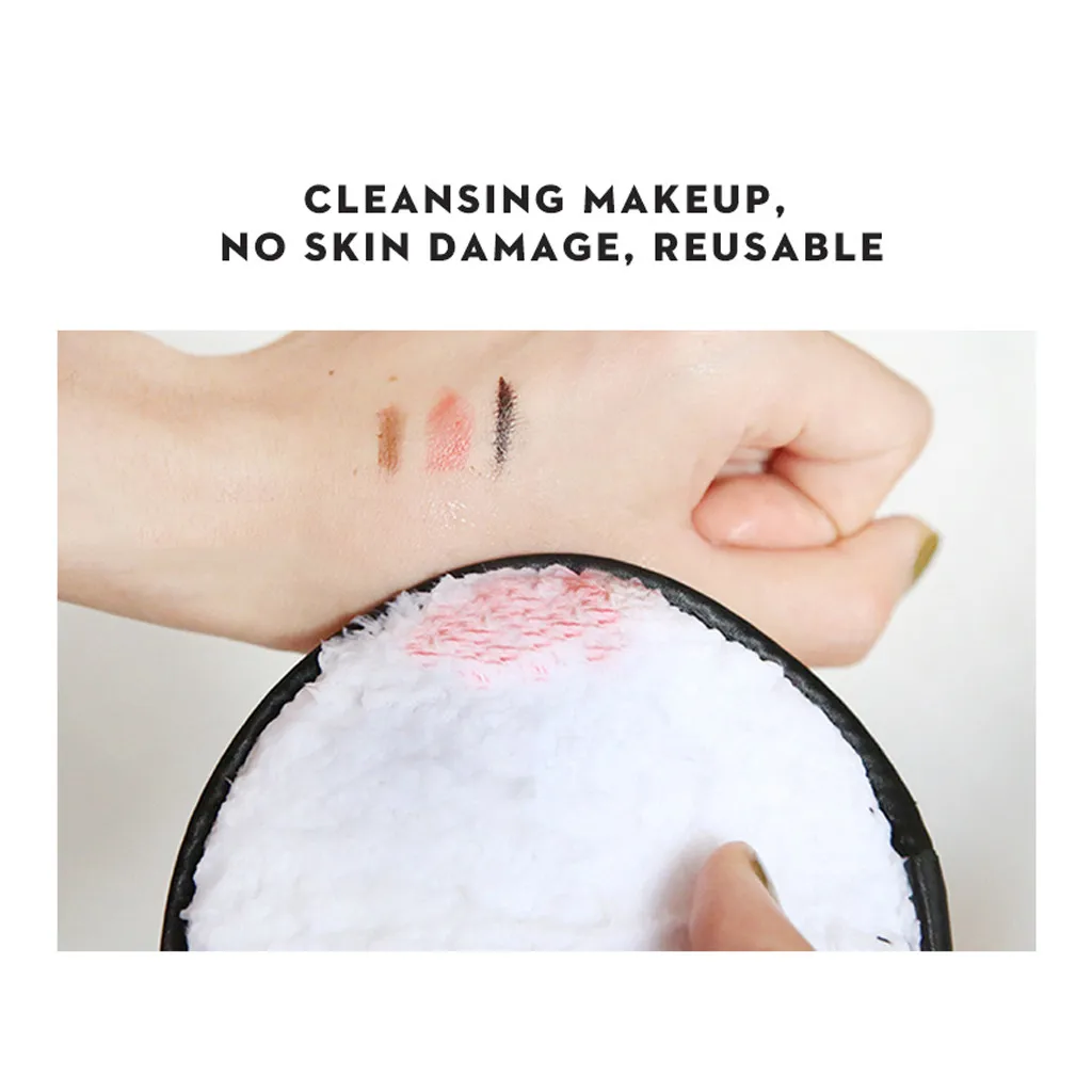 Средство для снятия макияжа полотенце для очищения лица тканевые подушечки плюшевые пуховые модные новые Sopro de maquiagem AF50