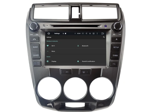 Cheap Ips screen Android 8.0 Car Dvd Navi Player FOR HONDA CITY 2008-2012 (Manual) gps suto stereo audio multimedia 14