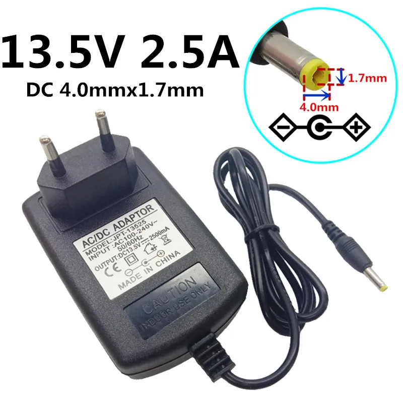 DC 13 5 V 2.5A AC/DC адаптер 4 0mm x 1 7mm источник питания AC 100V 240V конвертер в 2500mA EU US UK AU