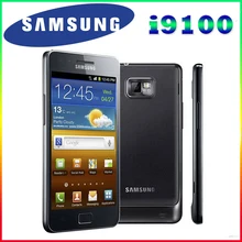 Оригинальный Разблокирована Samsung GALAXY S2 I9100 Мобильный Телефон Android Wi-Fi GPS 8.0MP камера Ядро 4.3 »1 ГБ RAM 16 Г Rom Бесплатно доставка