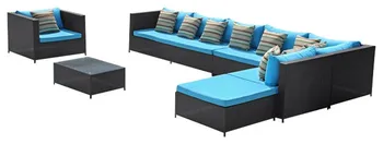

Sigma All Weather Resin Rattan apartment furniture sectional corner sofa set