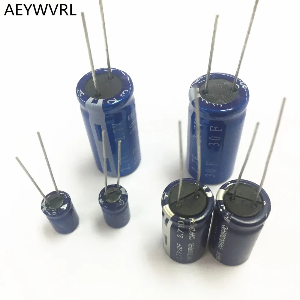 Super Capacitor Farad Capacitor 2.7v 1f 2f 3.3f 4f 4.7f 5f 6f 7f 8f 10f