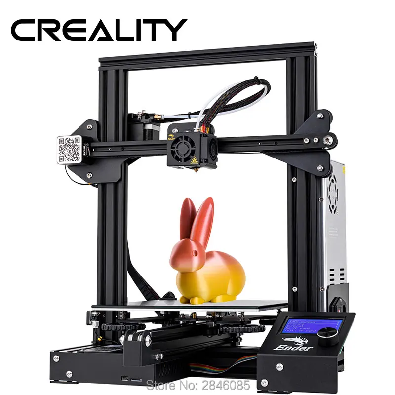 CREALITY 3d принтер Ender-3X из закаленного стекла сопла подарок возврат питания сбой