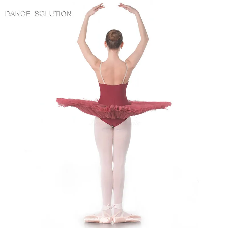 Детская и взрослая балетная пачка для танцев, простая блинная пачка с слоем жесткого тюля, 7 цветов, BLL003A