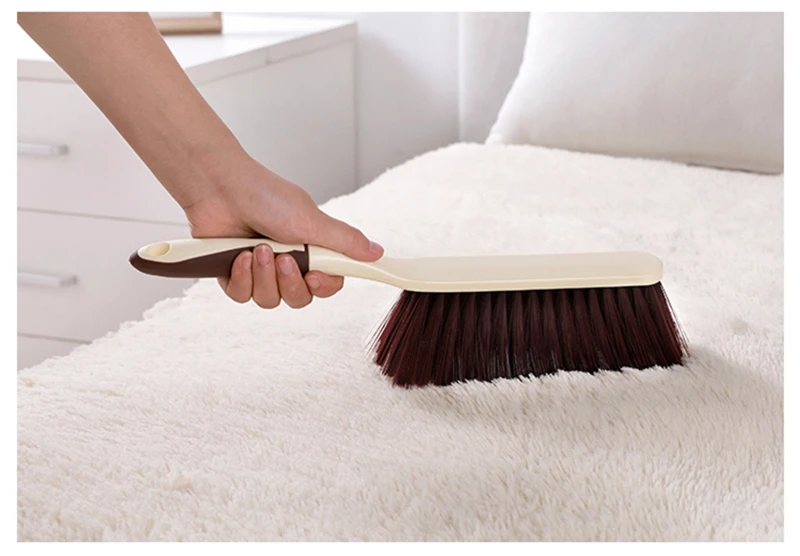 Household Plastic Brush Dust-removing Bed Brush Cleaning Brush Bed Broom Long Handle Anti-static Soft Brush