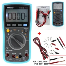 AN860B+ 6000 counts LCD Digital Multimeter DMM with NCV Detector DC/AC Voltage Current Meter and Combination Line
