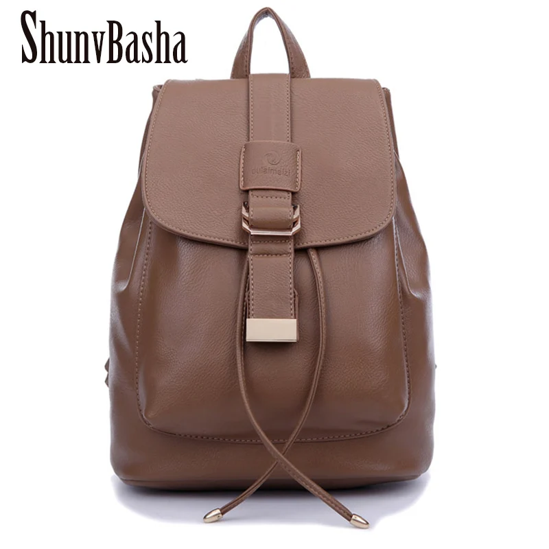 

Women's Casual Daypacks 2016 backpacks school bags students backpack ladies women's travel bags leather package