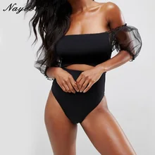 maillot de bain femme, пуш-ап, сдельный женский купальник, черные сшитые купальники, боди, бразильский Монокини, 2XL