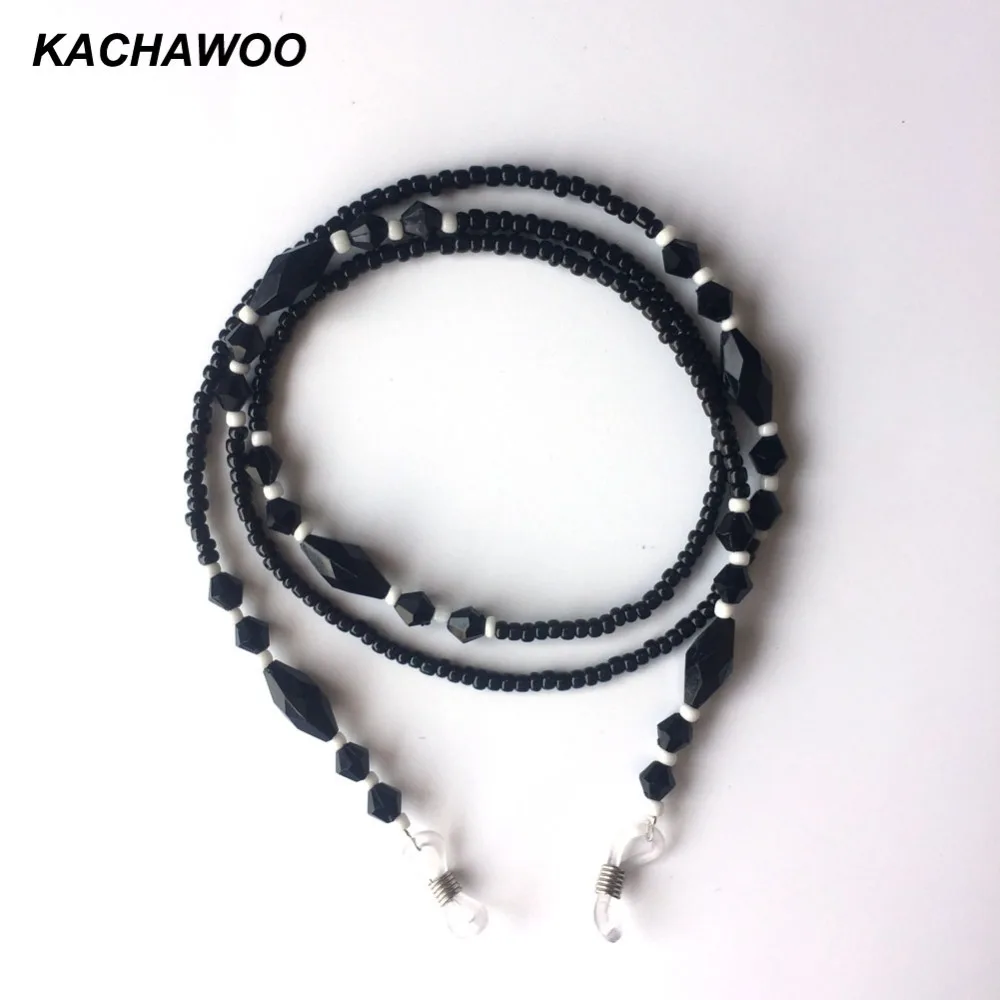 Держатель для очков Kachawoo чтения с черными бусинами|Аксессуары очков| |