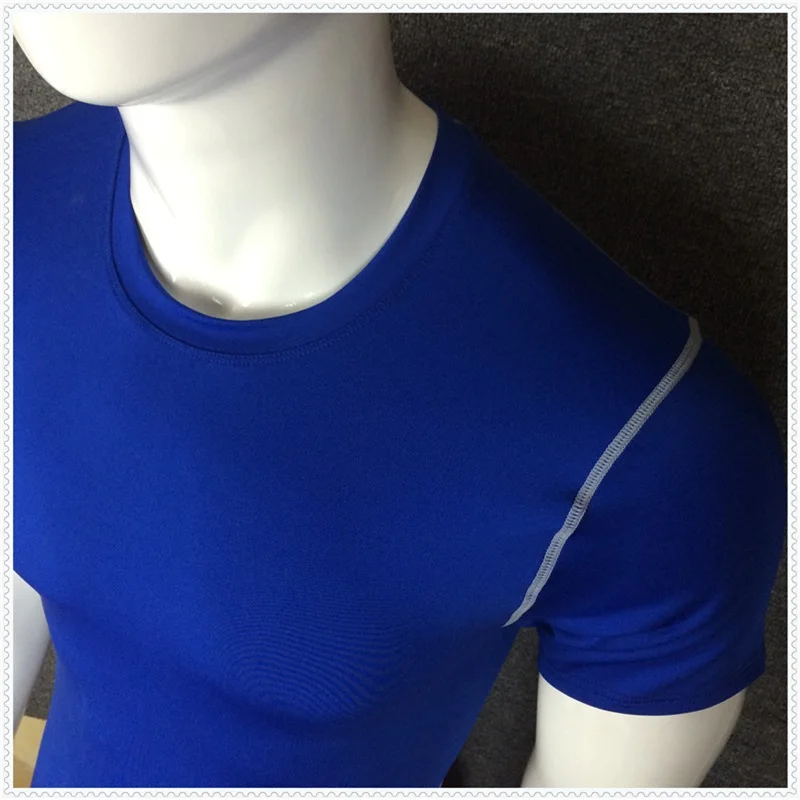 

DZ18318 Men High-Quality DIY T-Shirt Running Quick-drying Basketball Sports Gym Clothing Fast Drying Clothes Short-sleeved