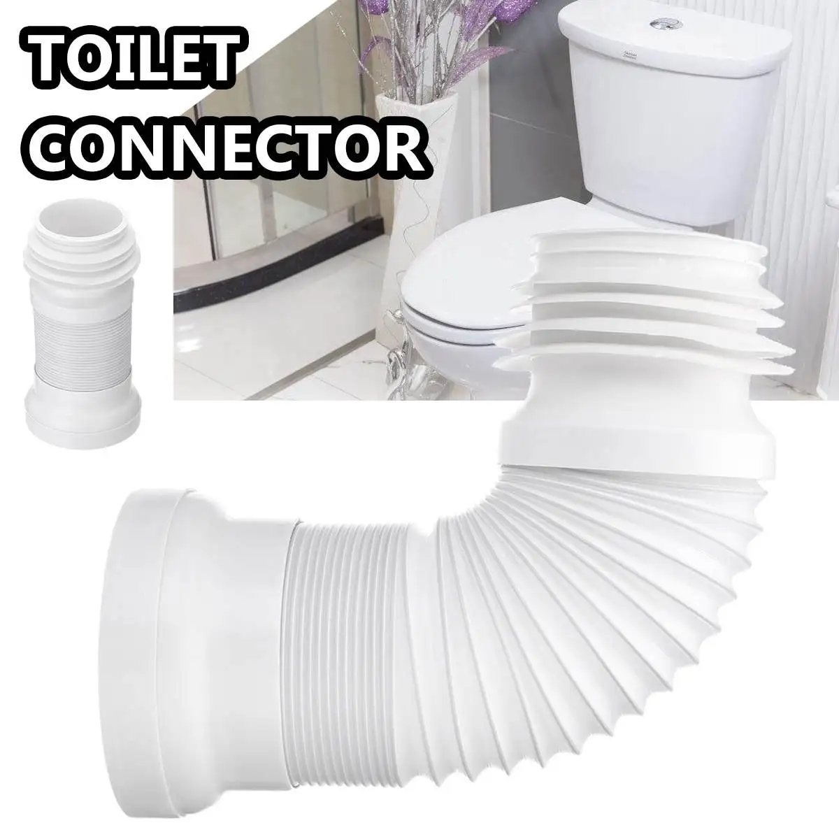 23-50 سنتيمتر PVC قابل للسحب المرحاض عاء النزوح شيفتر المجاري الصرف الصحي السباكة خراطيم المياه مفاصل توصيل الانابيب خرطوم