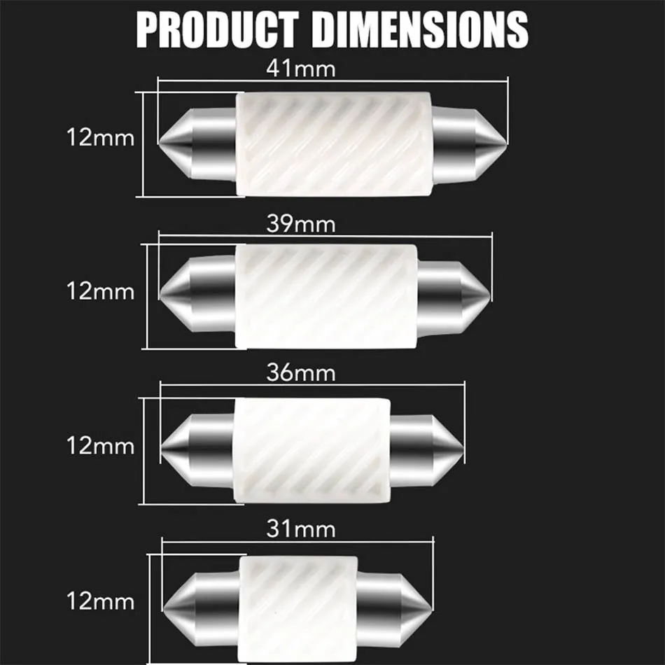 C5W C10W Car Led Signal Lamp (4)