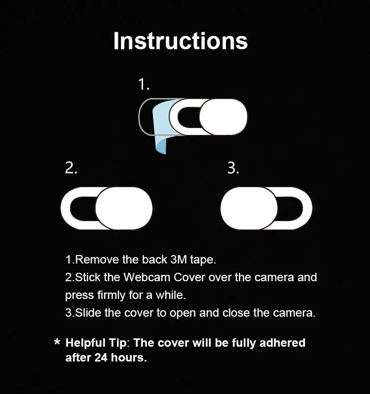 livre universal webcam capa ultra fina obturador