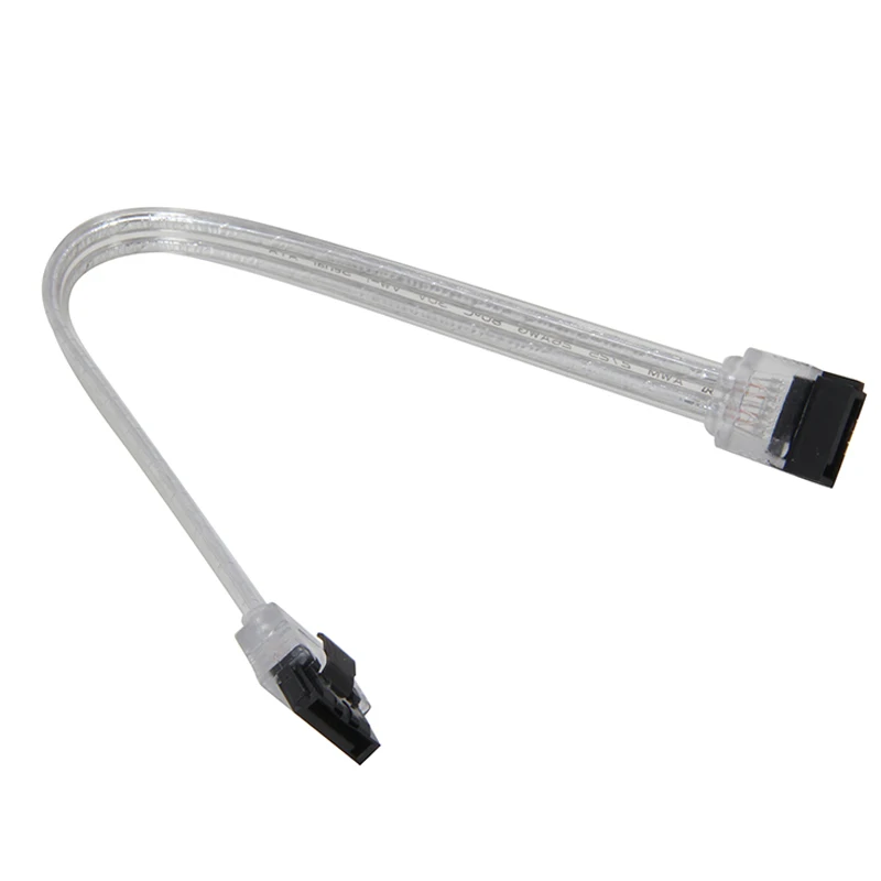 10inch 6Gb/s SATA3 Serial ATA DATA cable with latch Locking for PC laptop SATA 3.0 SATAIII 6Gbps HDD Hard Drive Disk/SSD