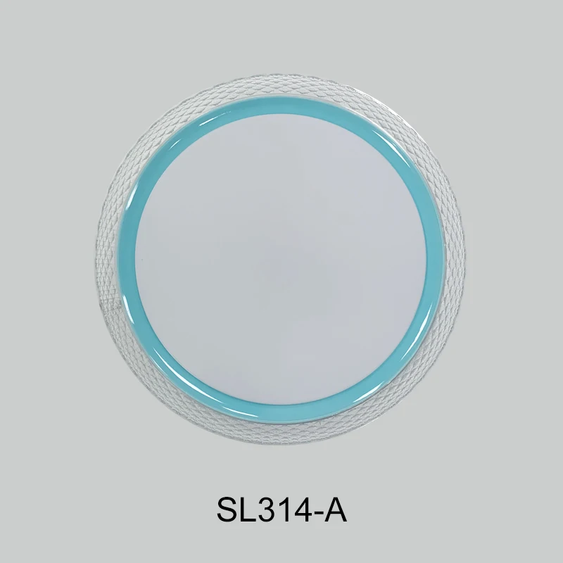 SL314-A Современный RGB светодиодный потолочный светильник, яркое потолочное освещение с Bluetooth для гостиной, столовой, кухни, спальни, лампа - Цвет корпуса: SL314-A