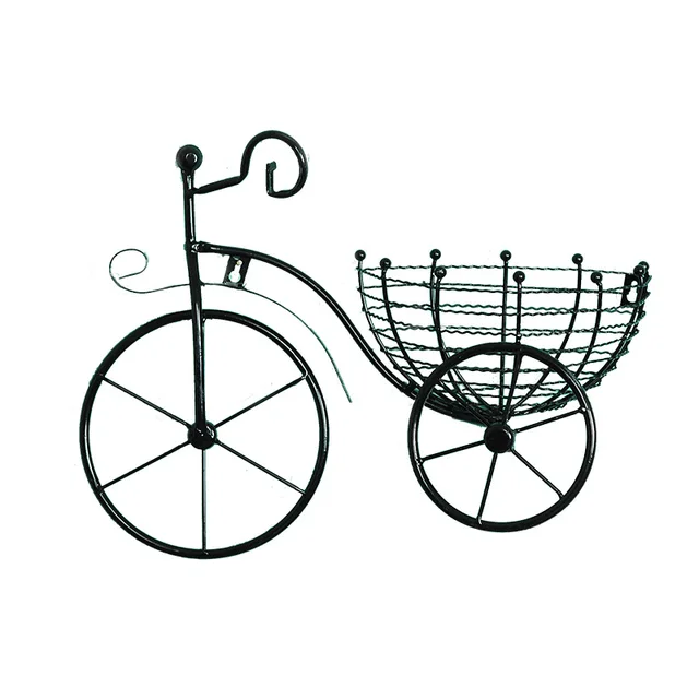Wall Hanging Flower Pot Metal Bike Storage Rack Flowers Basket Wall Hanging Flower Pot Metal Bike Storage Rack Flowers Basket Pendant Creative Home Decor