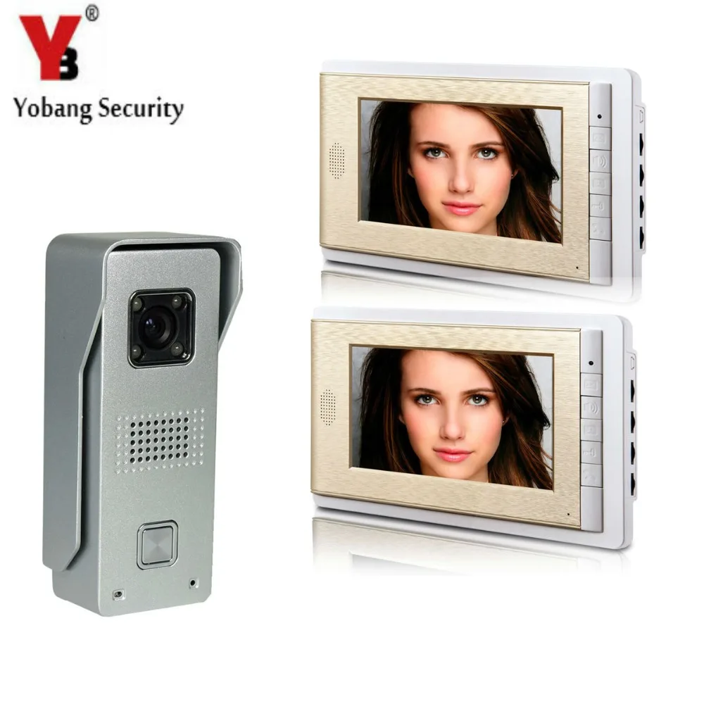 Yobangsecurity Видеодомофоны Мониторы 7 &quotвидео Дверные звонки телефон двери phone home