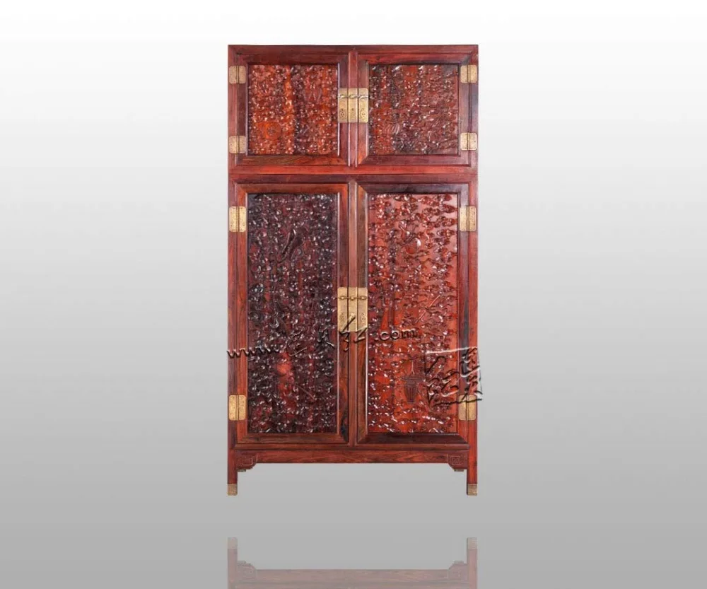 Europe and America Antique Rosewood Wardrobe Bed Room Solid Wood Furniture Padauk Garderobe Flat Sliding Door Closet Clothespres Europe and America Antique Rosewood Wardrobe Bed Room Solid Wood Furniture Padauk Garderobe Flat Sliding Door Closet Clothespres
