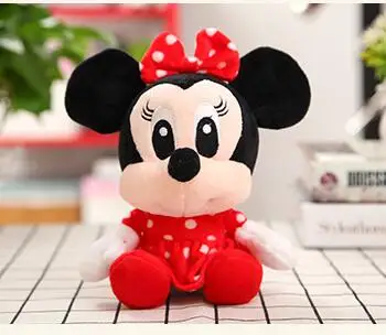 Disney Stuffed Animals Plush Mickey Mouse Minnie Winnie the Pooh Doll Lilo and Stitch Piglet Keychain Birthday Gift Kid Girl Toy - Цвет: G