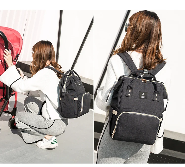 Водонепроницаемый Мумия материнства пеленки сумка Мама рюкзак большой Ёмкость детские сумки дизайнерские уход мешок для ухода за ребенком