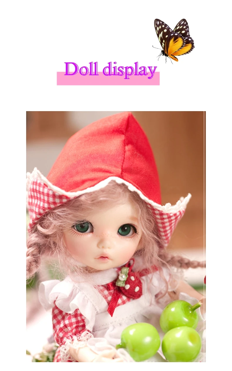 1/8 BJD кукла Мода Прекрасная модель смолы шарнир Кукла для маленькой девочки подарок на день рождения случайные глаза