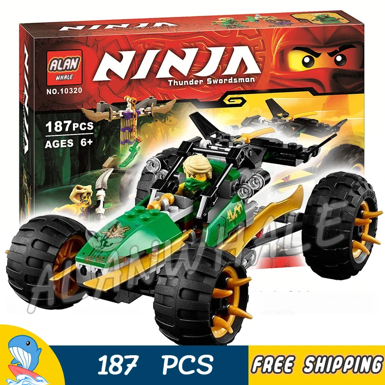 

187pcs Ninja Jungle Raider Cars Anacondrai Stone Pillar 10320 Model Building Blocks Figures Kid Toys Bricks Compatible With lego
