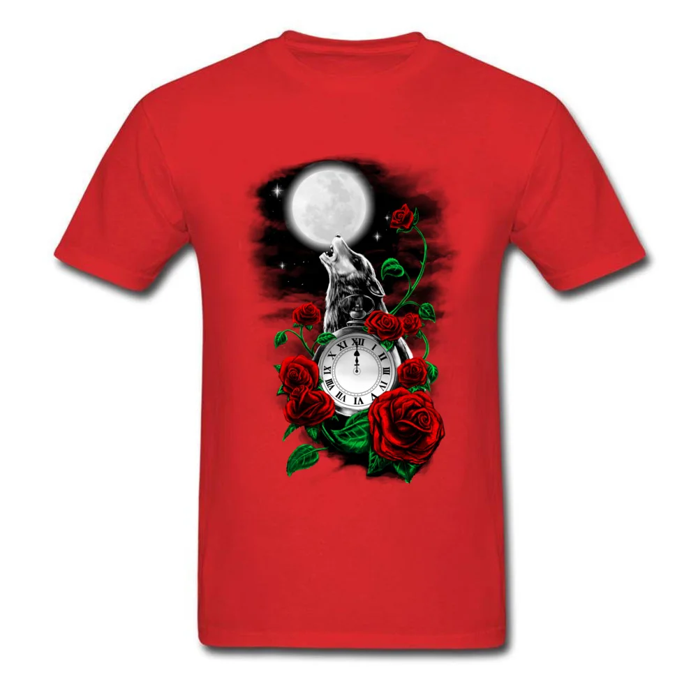High Quality Men Tops Shirts Midnight Howl Casual T-shirts 100% Cotton Short Sleeve Summer T-shirts O-Neck Drop Shipping Midnight Howl red