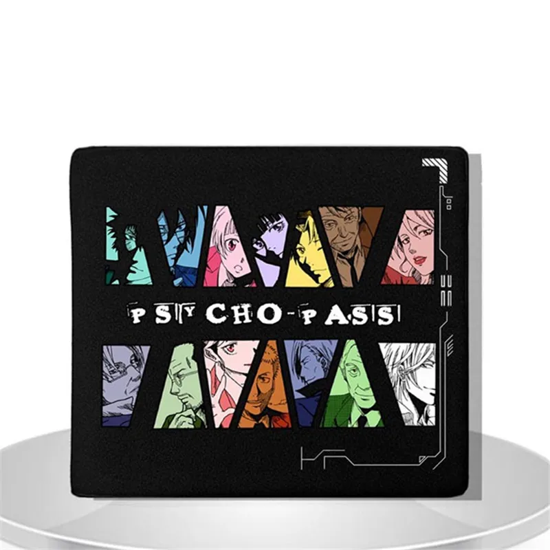  Japanese Cartoon Psycho-Pass/DOTA Short PU Leather Wallet High Quality Student Purse Good choose of