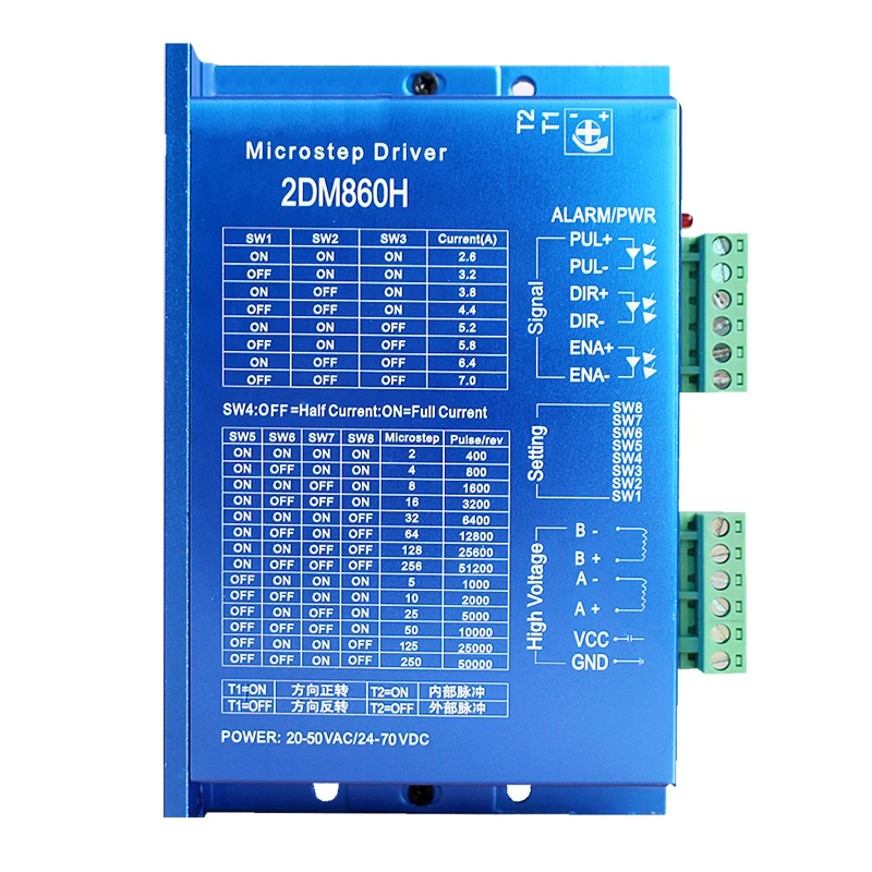 2dm860h Controlador Digital De Pasos 86 Controlador De 2dm860h Controlador Digital De Pasos 86 Controlador De