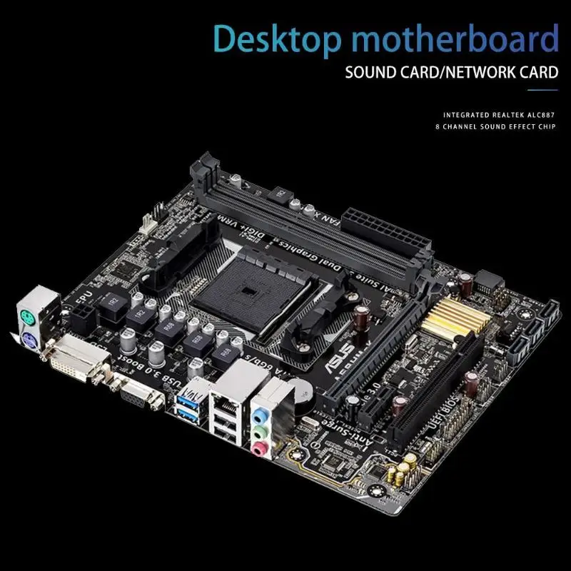 ASUS A68HM-K Socket FM2/FM2+ A68H Dual Channel DDR3 Micro ATX Motherboard