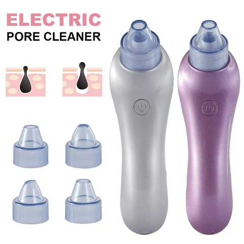 Limpador de Poros Remoção de Cravo Ponto de Limpeza Máquina da Beleza Vácuo Rosto Limpeza Acne Preto Facial