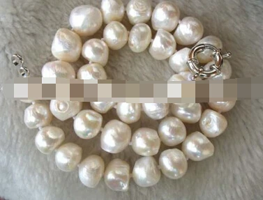 ddh003116 freshwater pearl white baroque 11-13mm necklace 17&quot nature | Украшения и аксессуары