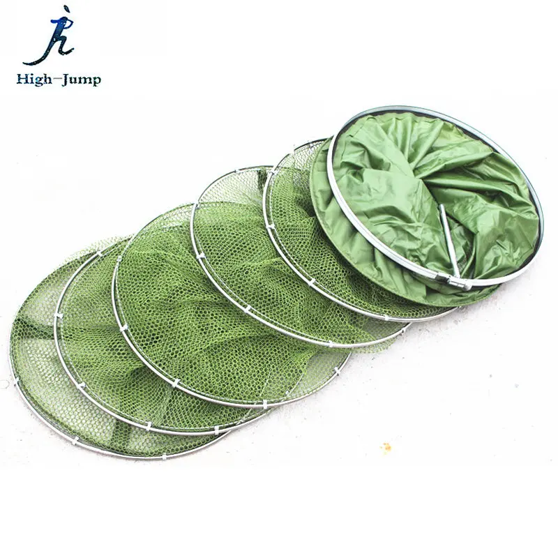

Anti-hanging Small Mesh Fishing Care Net Stainless Steel Double Ring Fishing Net Universal Location Fish Care Net With Glueing